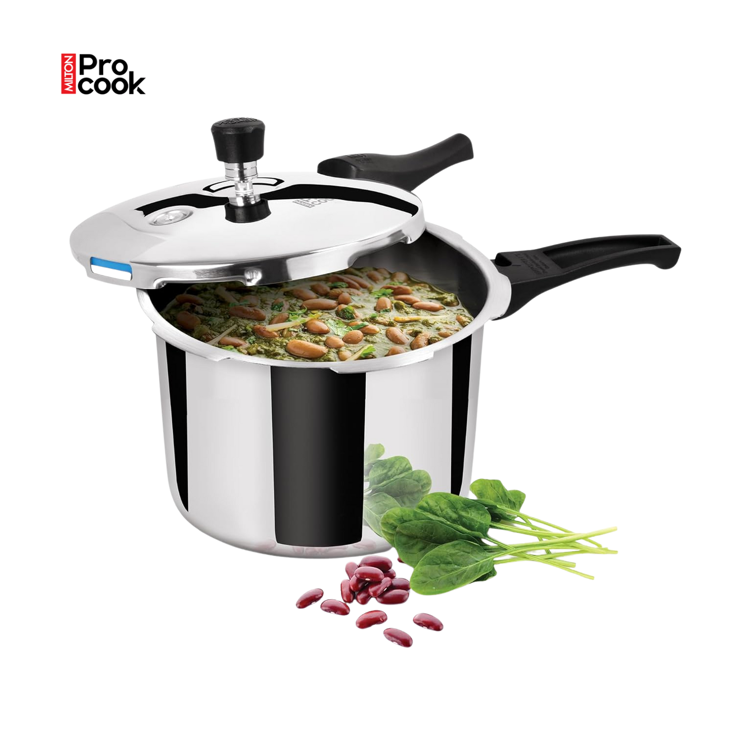 MILTON PROCOOK Triply Stainless Steel Pressure Cooker Outer Lid | ISI