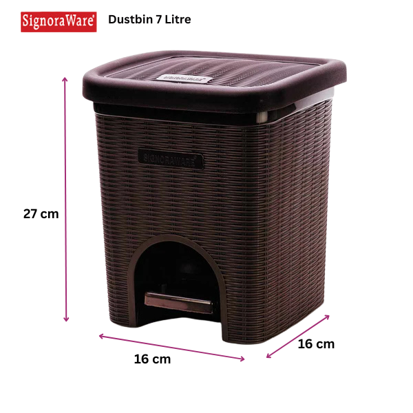SIGNORAWARE Modern Lightweight Dustbin for Home and Office
