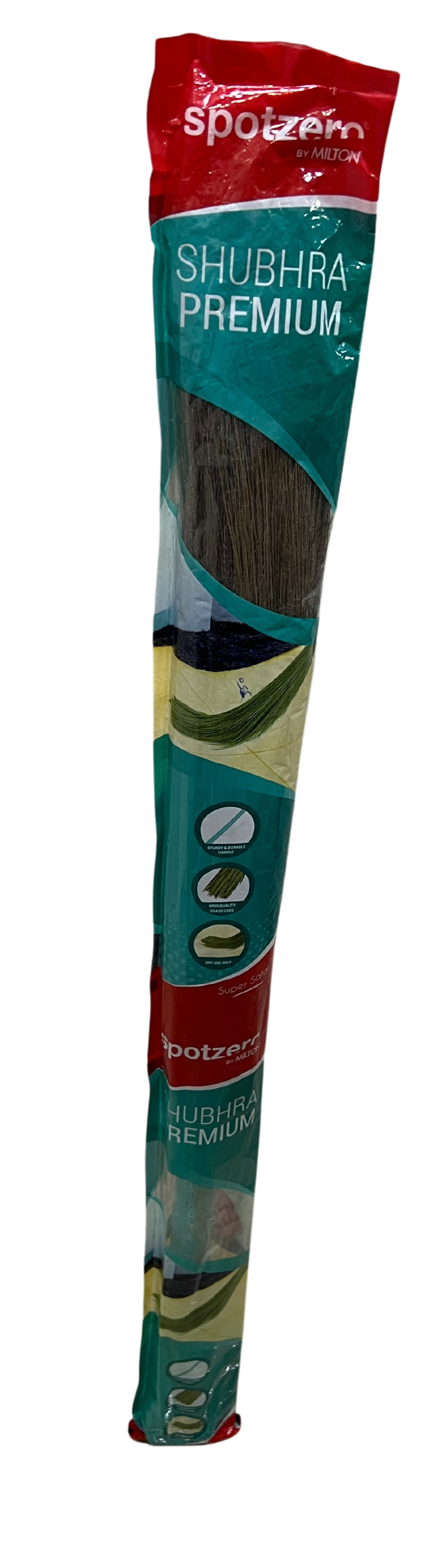 Spotzero by Milton Broom SHUBHRA PREMIUM | Original Grass Broom | - Premium Brooms from milton spotzero - Just Rs. 199! Shop now at Surana Sons