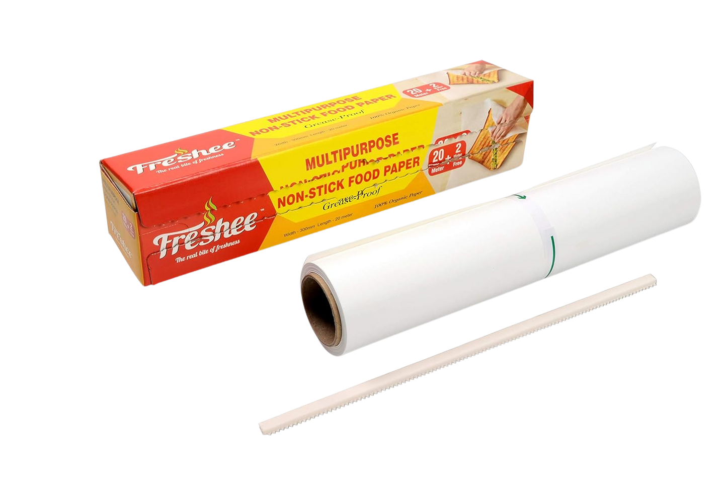FRESHEE Multipurpose Non-Stick Food Paper, 20 Metre | Grease-Proof