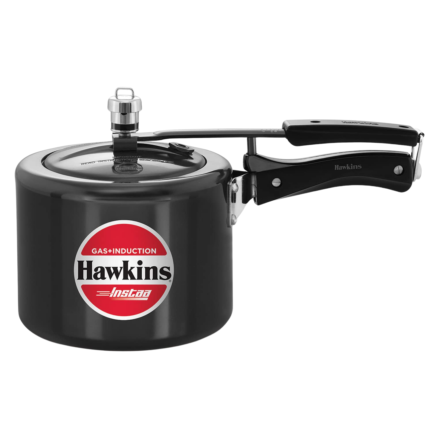 HAWKINS Instaa Pressure Cooker, Induction Base Inner Lid Cooker | Hard Anodised Cooker | Black - Premium hard anodised pressure cooker from Hawkins - Just Rs. 1575! Shop now at Surana Sons
