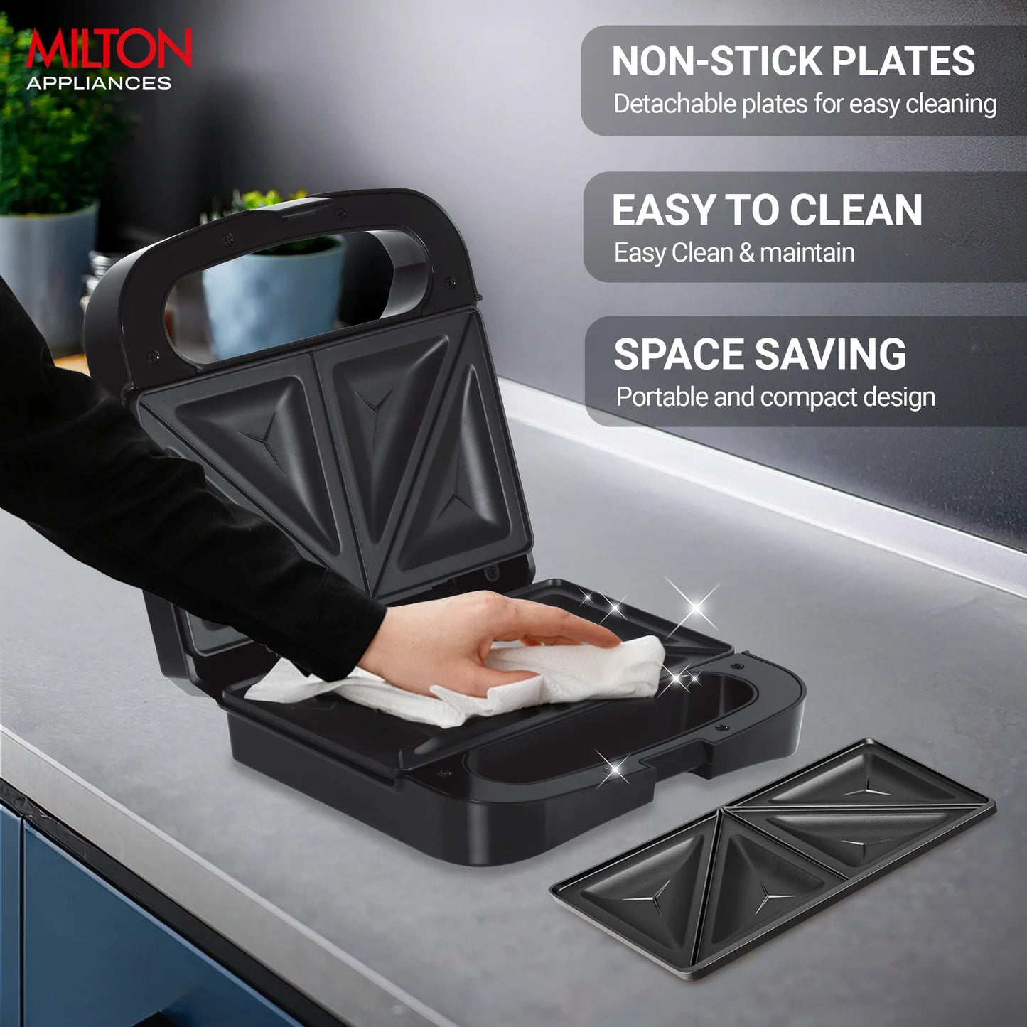 MILTON Sandwich Maker HSM011