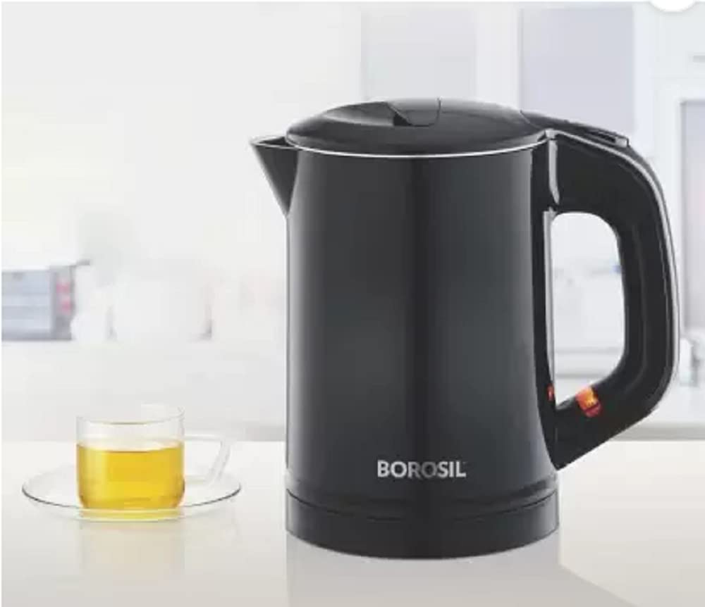 Borosil Eva Cool Touch Ltr (600 ML) Stainless Steel Electric