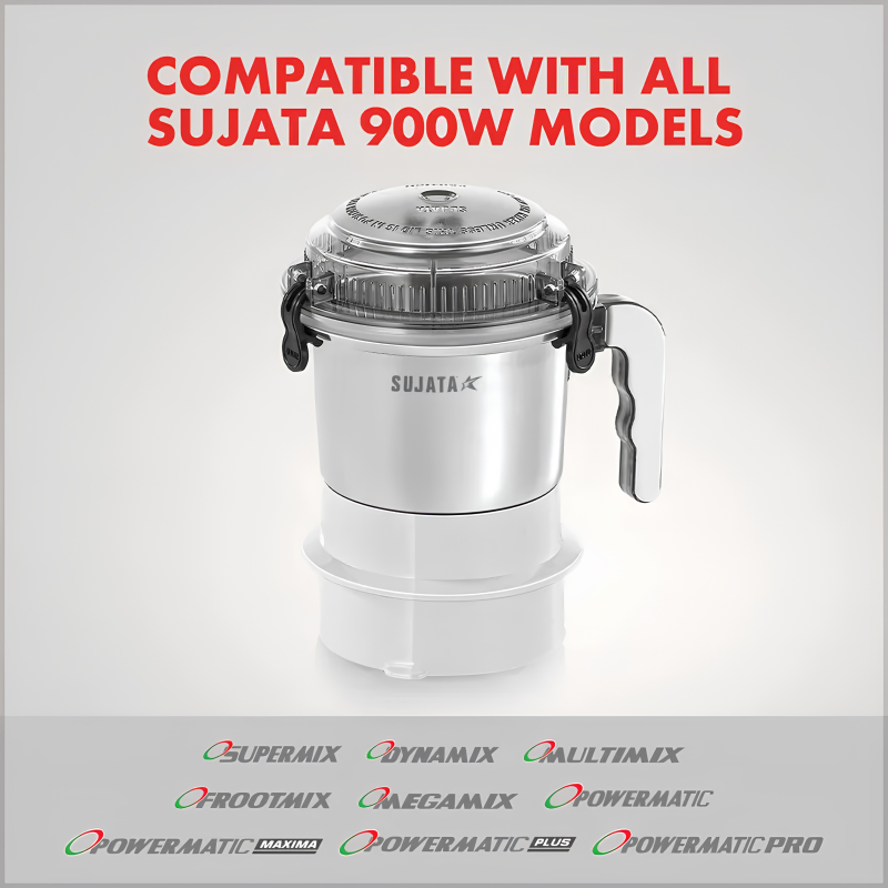 SUJATA Chutney Jar 500 ml Chutney Jar | Attachment For Sujata 900 W Mixer Grinders