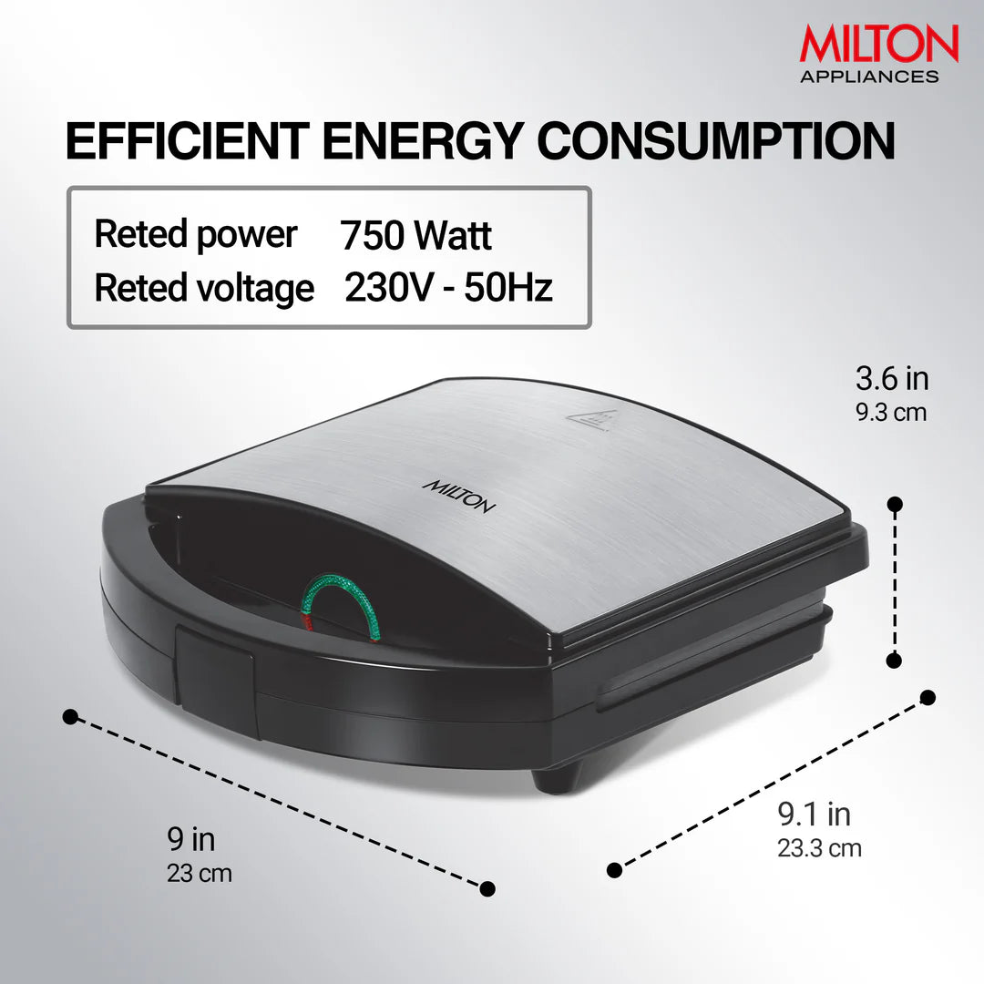 MILTON Sandwich Maker HSM033 | Bakelite/SS Body