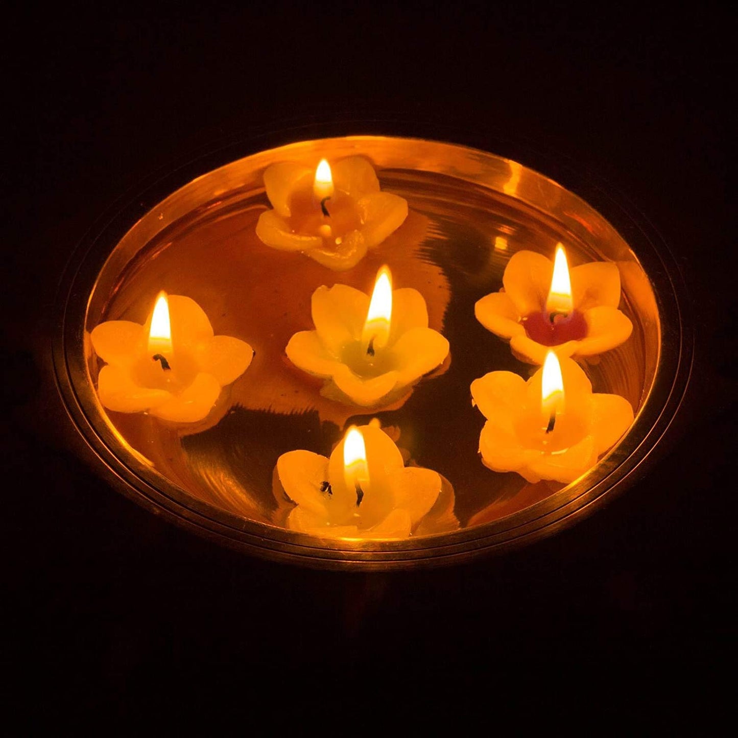 Brass Urli Bowl - Traditional Decorative Urli Bowl for Floral and Candle - Home Decor for Reception, Drawing Room, Office and Pooja Room - Premium Brass Urli from Generic - Just Rs. 950! Shop now at Surana Sons