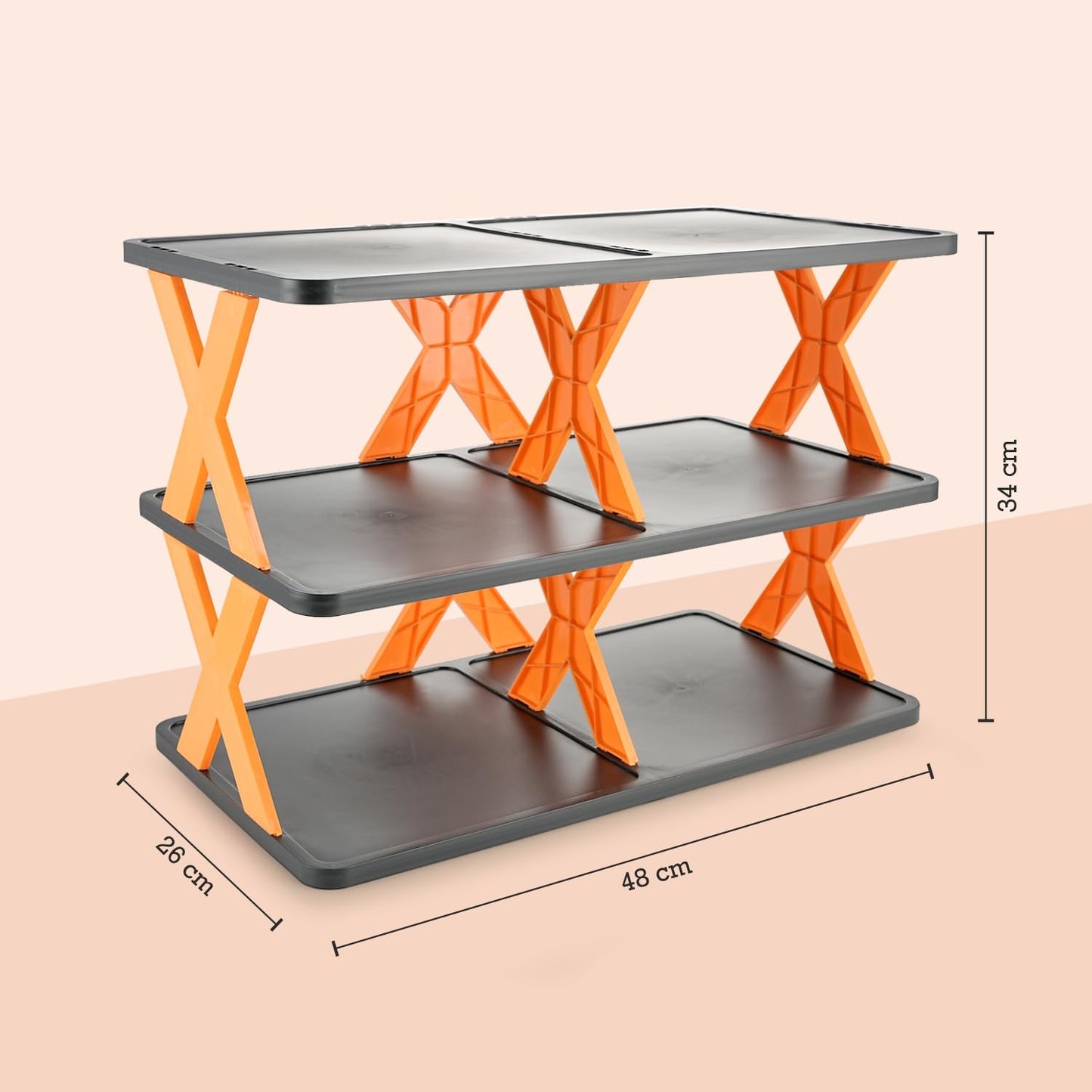 Nayasa X Shoe Rack Organizer - Premium Shoe Rack from Nayasa - Just Rs. 499! Shop now at Surana Sons