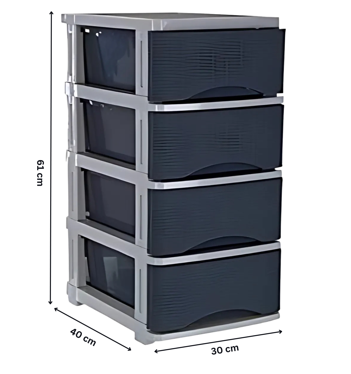 NAYASA Cane Tuckins No. 24 | Multi-Compartment Plastic Drawers | Storage Organizer