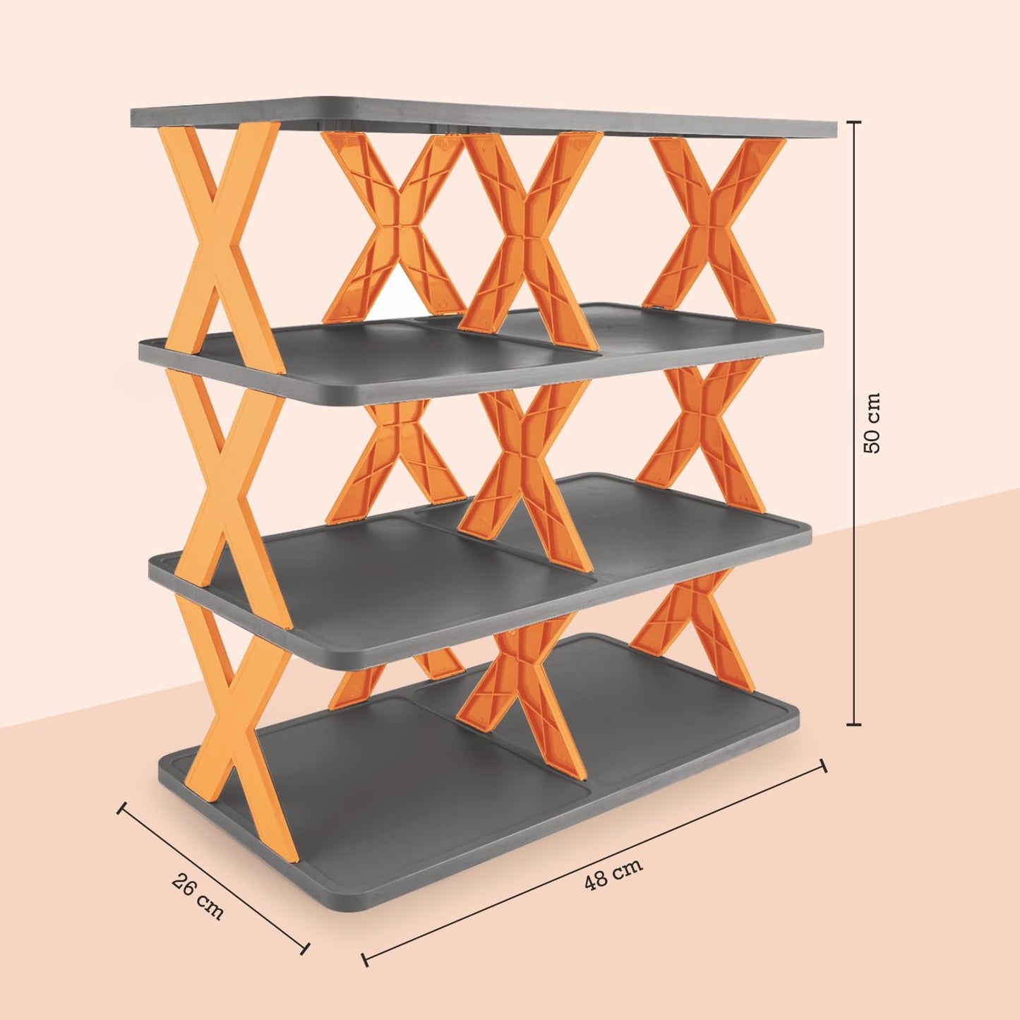 Nayasa X Shoe Rack Organizer - Premium Shoe Rack from Nayasa - Just Rs. 499! Shop now at Surana Sons