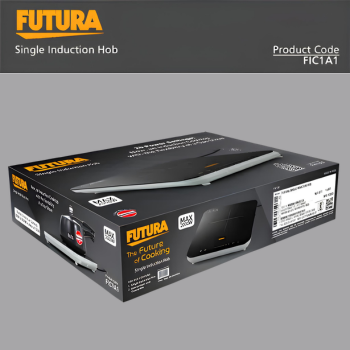 FUTURA By Hawkins Single Hob Induction Cooktop (2000-W) (FIC1A1) | 1 Year Warranty