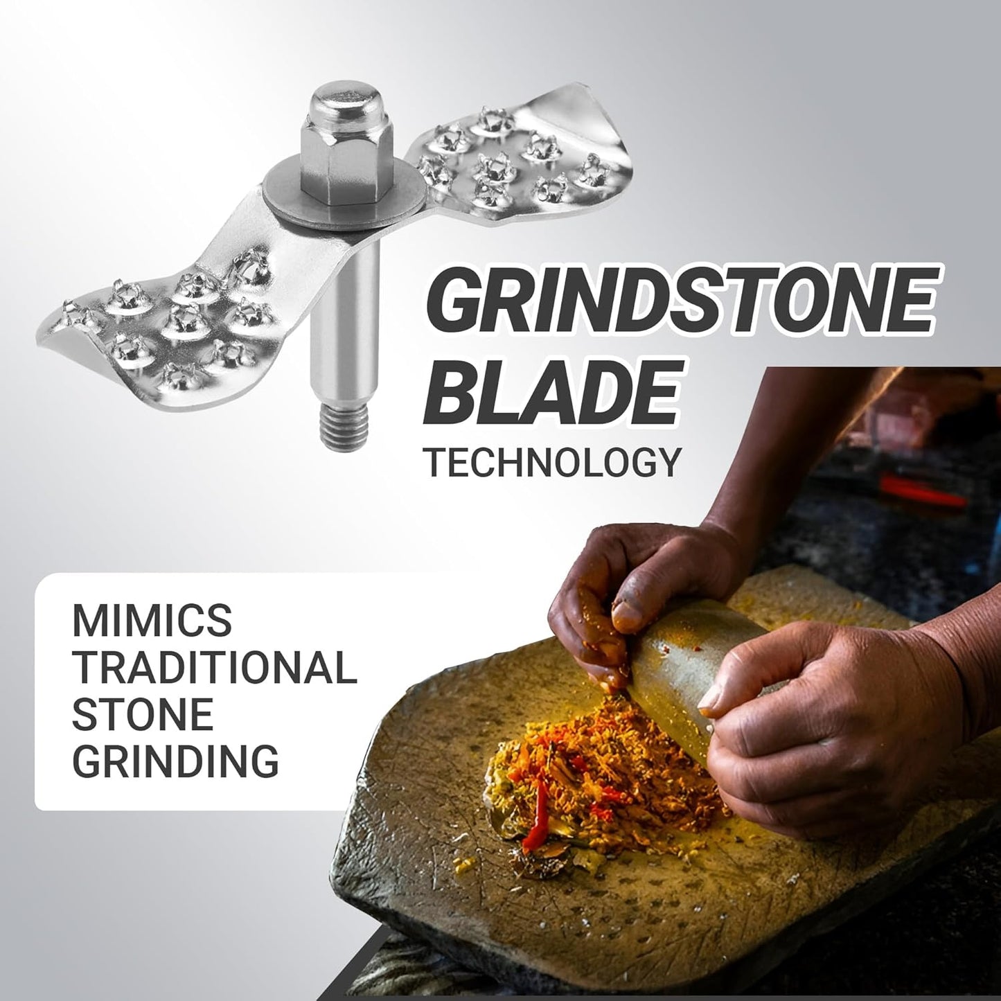 MILTON Spire Mixer Grinder, ISI Certified, Grindstone Blade Technology | 550 W | 3 Jar