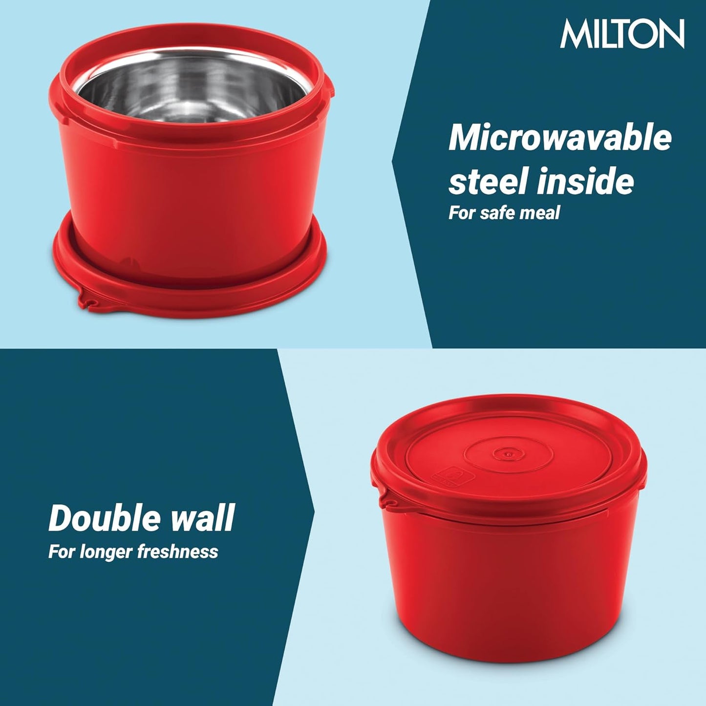 MILTON Urban Case /Town Case Hot Tiffin | Leak Proof | M.W. Safe