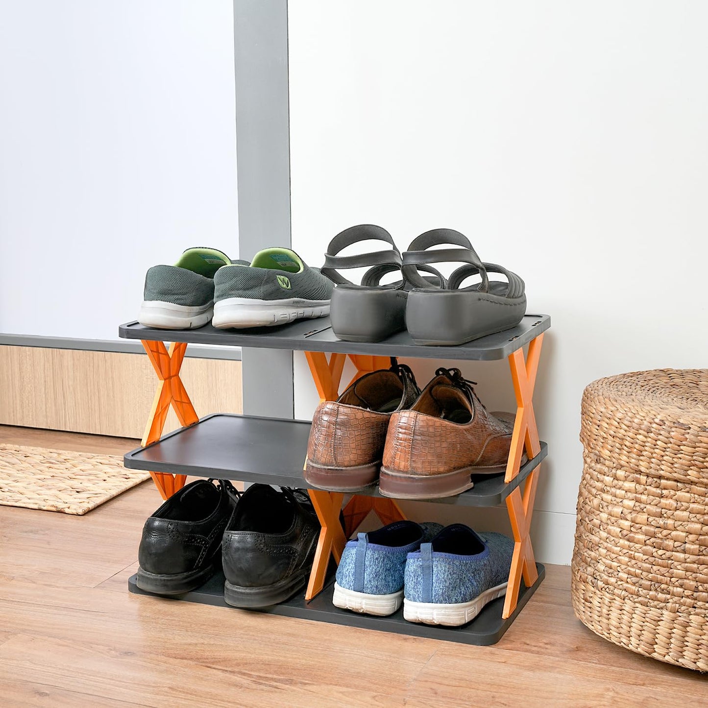 Nayasa X Shoe Rack Organizer - Premium Shoe Rack from Nayasa - Just Rs. 499! Shop now at Surana Sons