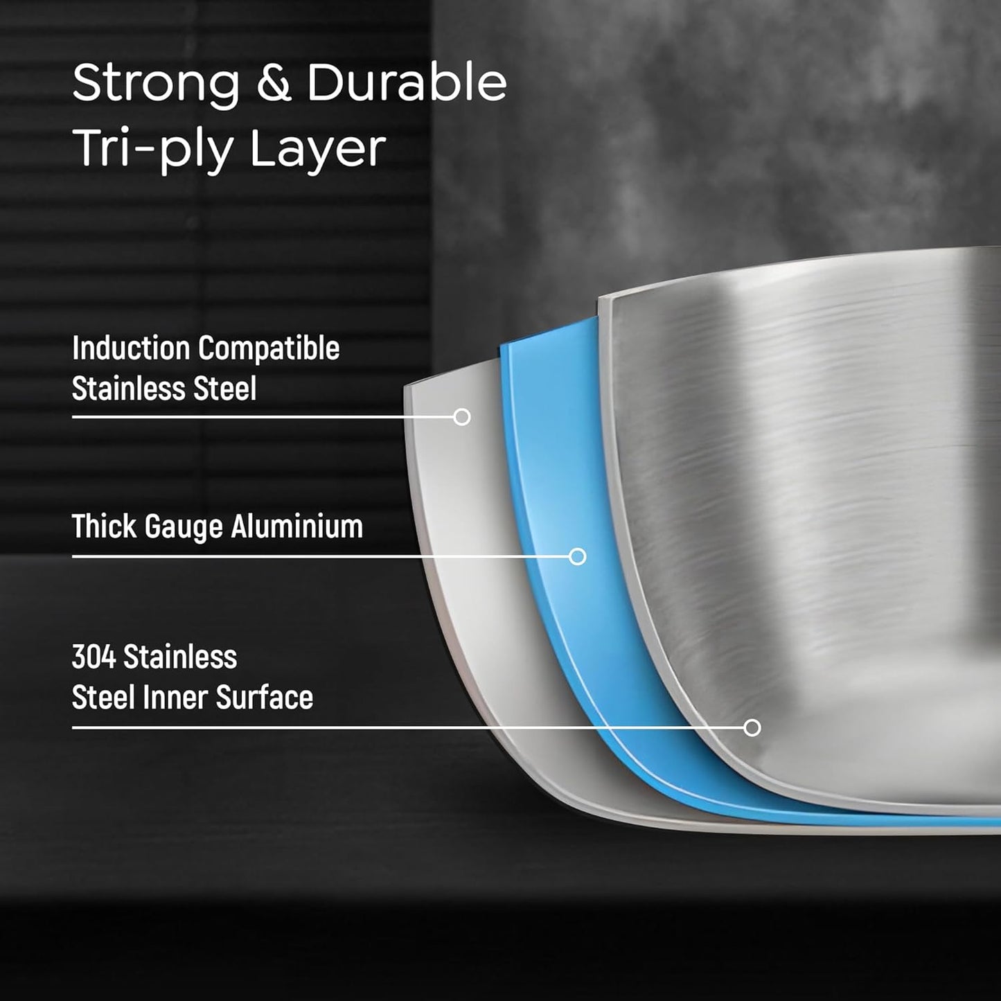 PRESTIGE Tri-ply Splendor Tadka Pan - Premium Tadka pan from Prestige - Just Rs. 505! Shop now at Surana Sons