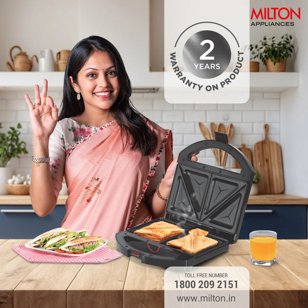 MILTON Sandwich Maker HSM033 | Bakelite/SS Body