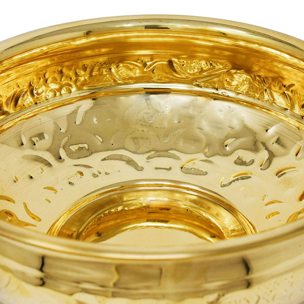 Brass Urli Bowl - Traditional Decorative Urli Bowl for Floral and Candle - Home Decor for Reception, Drawing Room, Office and Pooja Room - Premium Brass Urli from Generic - Just Rs. 950! Shop now at Surana Sons
