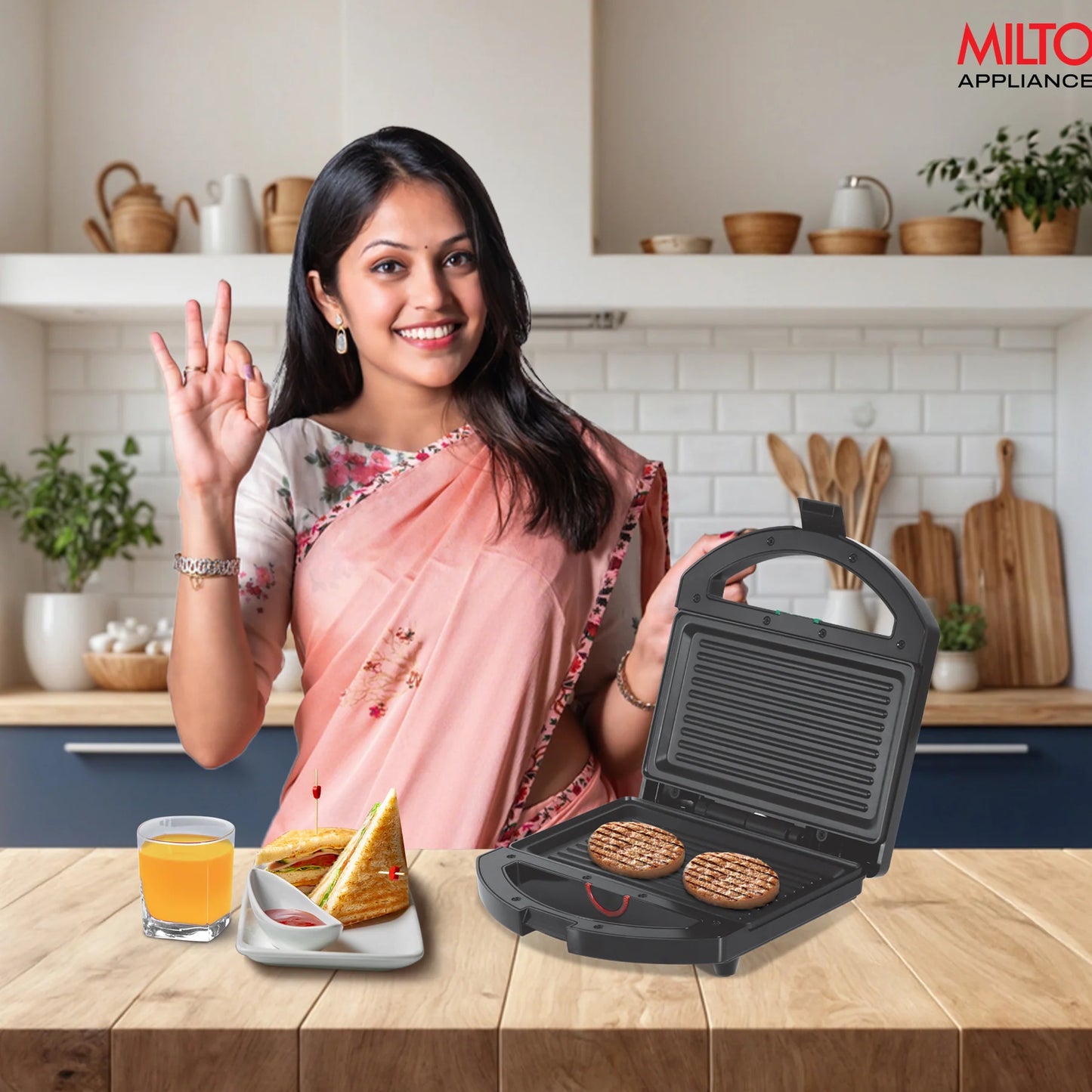 MILTON Grill Toaster HSG044 | Bakelite/SS Body