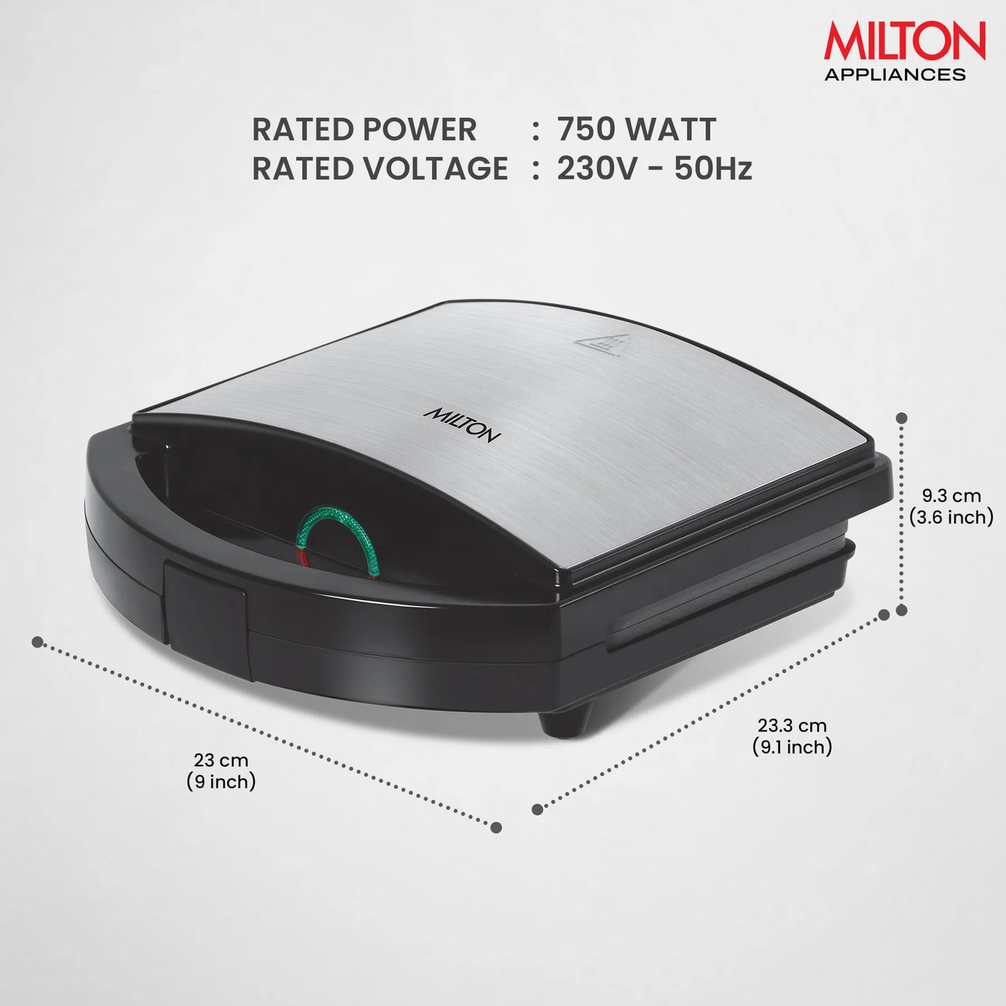 MILTON Grill Toaster HSG044 | Bakelite/SS Body