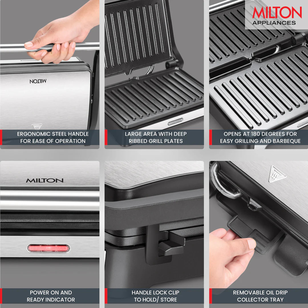 MILTON Insta Sandwich Grill | 1000 W