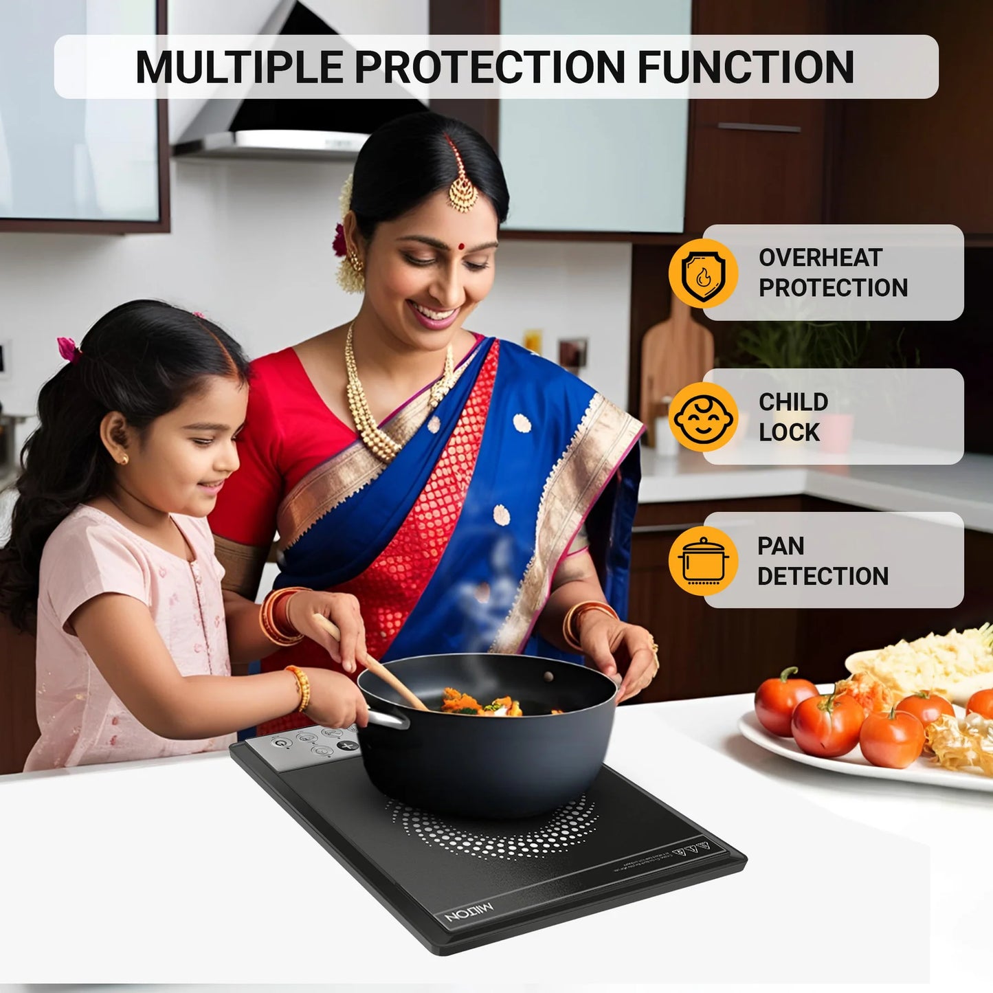 MILTON Elio Induction Cooktop