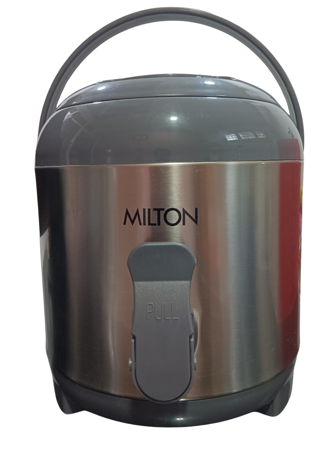 Milton Stellar 3 Thermosteel Water Jug, 2.8 Litres, Silver, Black/Grey - Premium Water Jugs from Milton - Just Rs. 1150! Shop now at Surana Sons