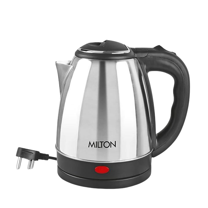 MILTON Euroline Stainless Steel INSTA Electric Kettle | 1500 Watt | Boil Dry Protect