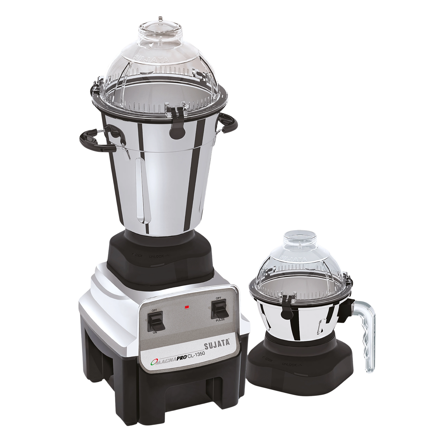 SUJATA MAGNAPRO Commercial Mixer Grinder | 1350 W | 2 Jars