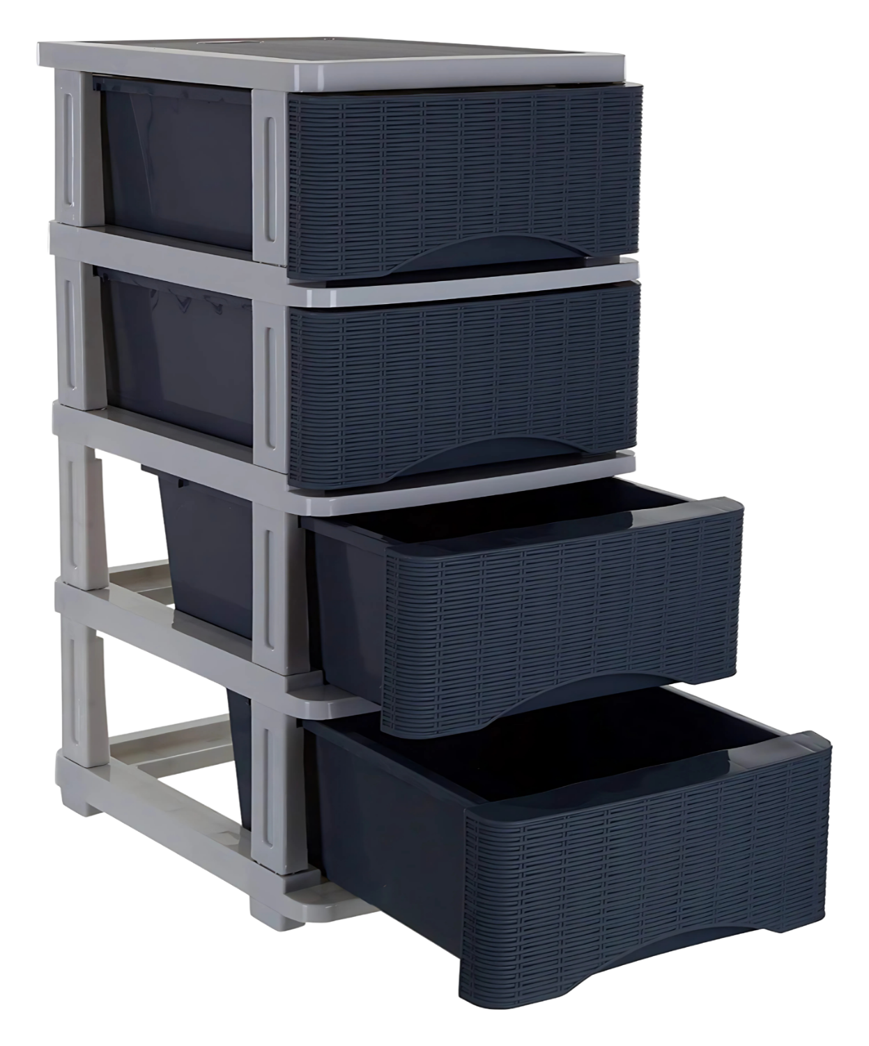 NAYASA Cane Tuckins No. 24 | Multi-Compartment Plastic Drawers | Storage Organizer