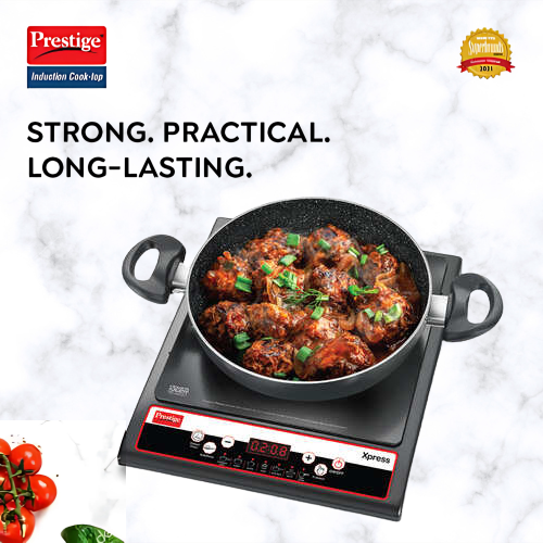 PRESTIGE Induction Cooktop Xpress 1200 W | Indian Menu Option - Premium Induction Cooktop from Prestige - Just Rs. 1890! Shop now at Surana Sons