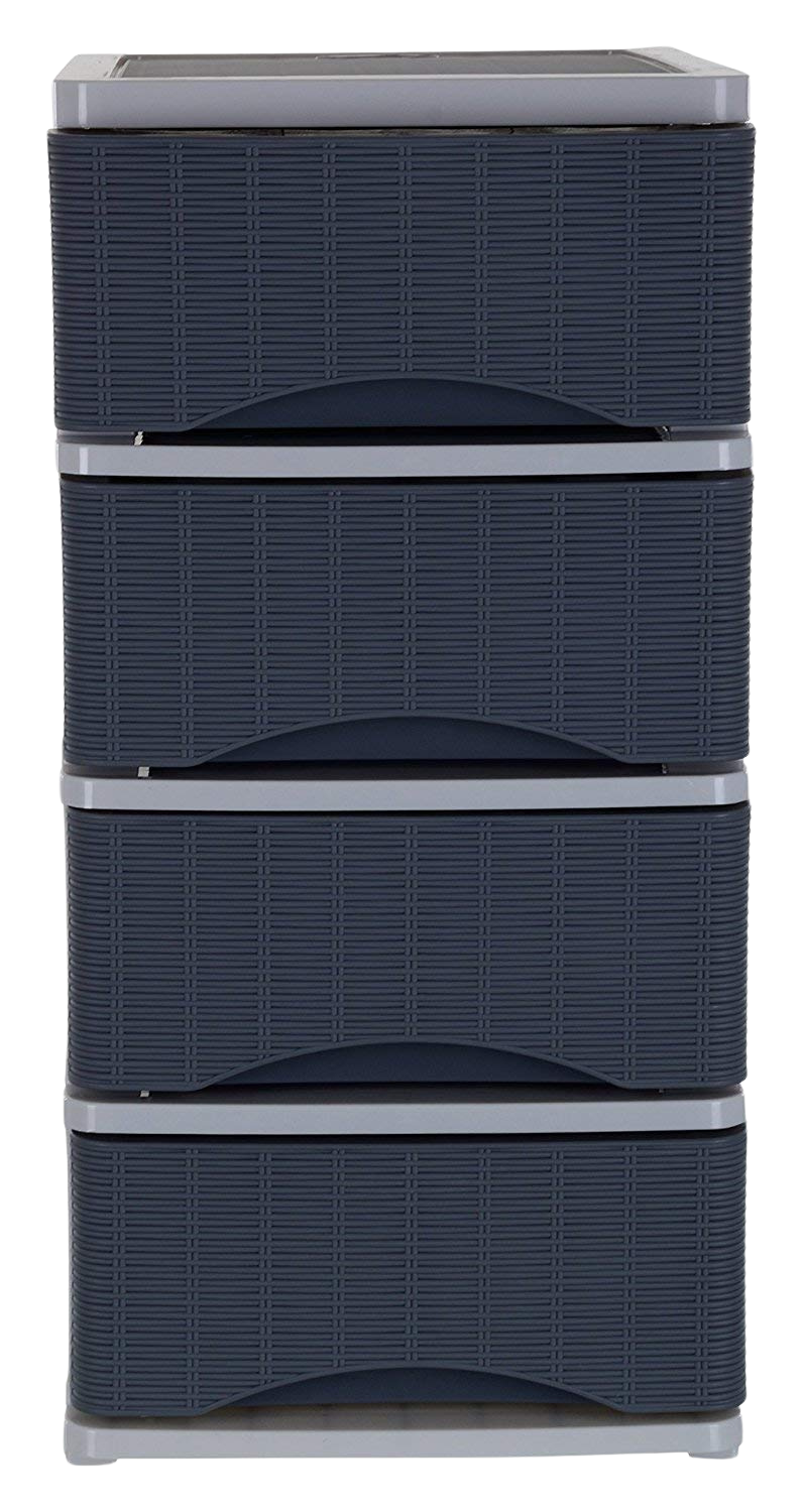 NAYASA Cane Tuckins No. 24 | Multi-Compartment Plastic Drawers | Storage Organizer