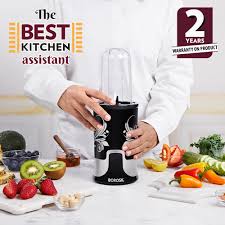 Borosil NutriFresh Portable Mini-Blender & Grinder,For Blending Smoothies & Chutneys, Dry Grinding Spices, Black, 400 W - Premium Nutriblend Blenders from borosil - Just Rs. 2573! Shop now at Surana Sons