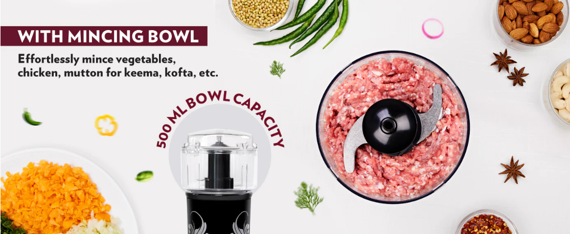 Borosil NutriFresh Portable Mini-Blender & Grinder,For Blending Smoothies & Chutneys, Dry Grinding Spices, Black, 400 W - Premium Nutriblend Blenders from borosil - Just Rs. 2573! Shop now at Surana Sons