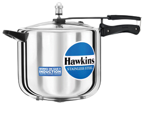 Hawkins Pressure Cooker, Stainless Steel Inner Lid, Induction Compatible - Premium SS pressure cooker from Hawkins - Just Rs. 2070! Shop now at Surana Sons