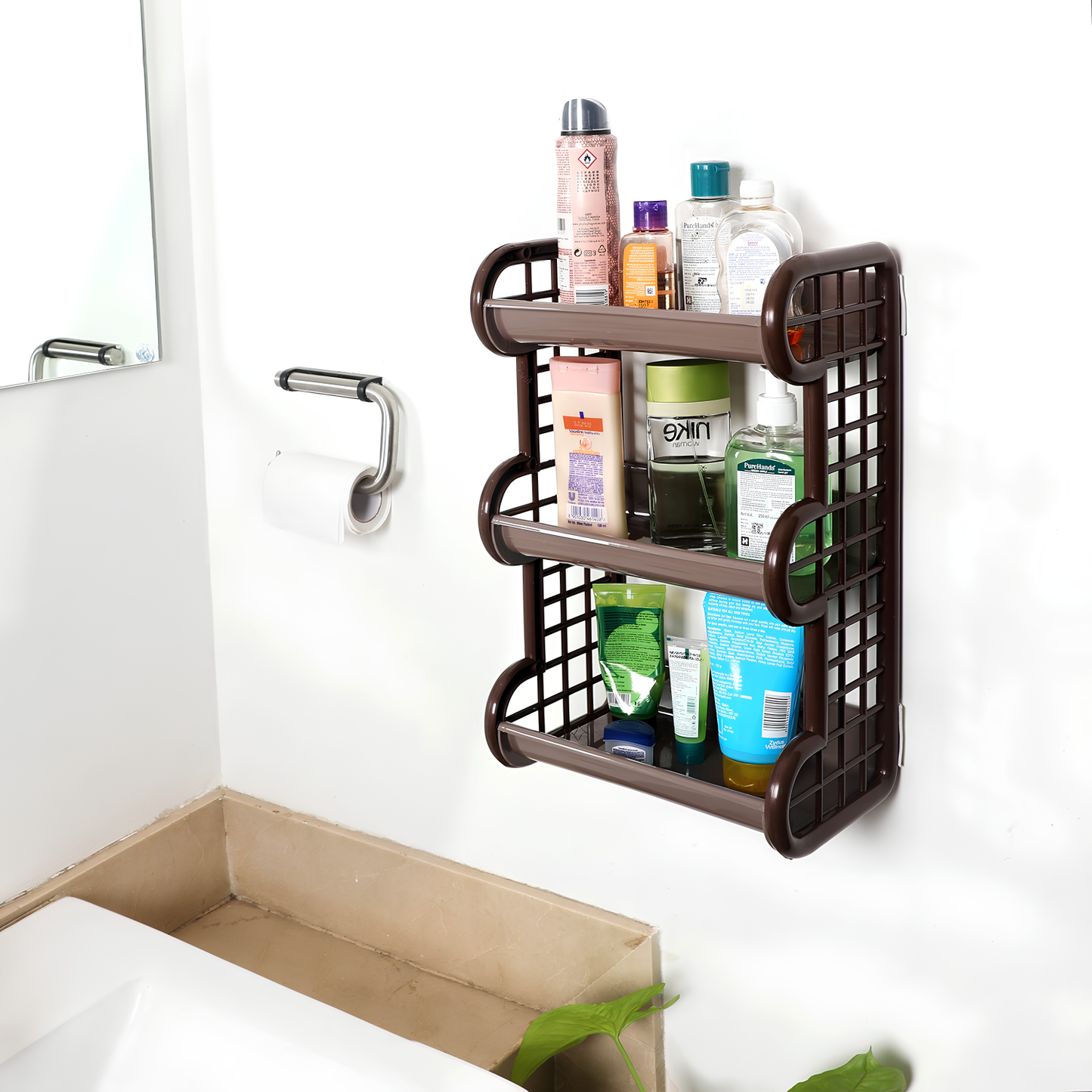 CELLO Tokyo 3 Layers Plastic Storage Shelf |Multipurpose Shelf | For Home, Office, Showroom, Shops | Attractive Colours