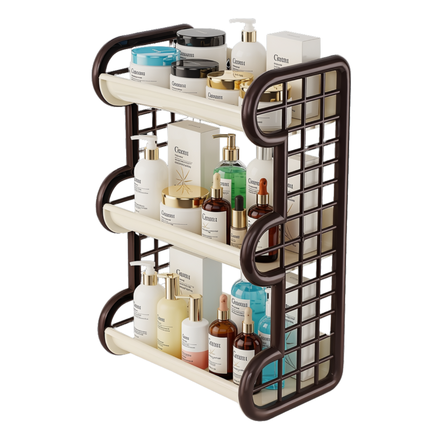 CELLO Tokyo 3 Layers Plastic Storage Shelf |Multipurpose Shelf | For Home, Office, Showroom, Shops | Attractive Colours