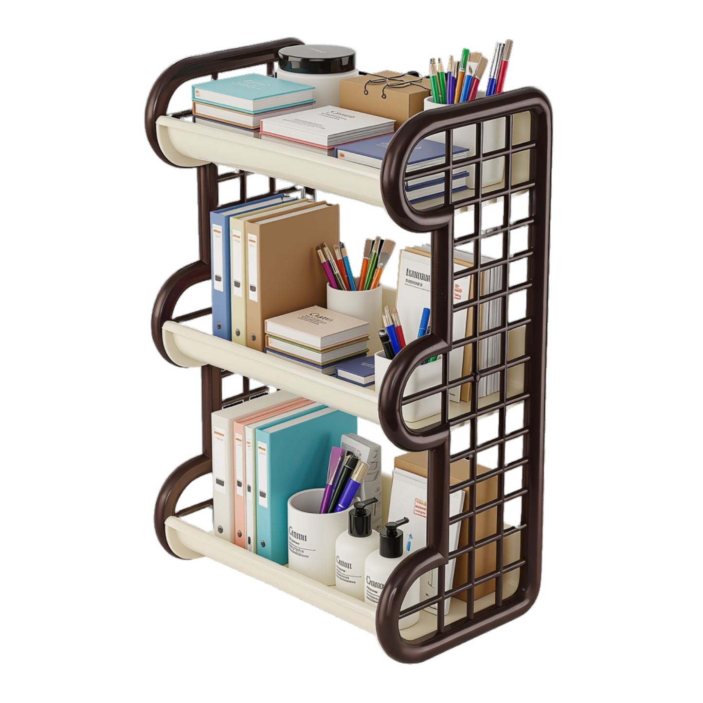 CELLO Tokyo 3 Layers Plastic Storage Shelf |Multipurpose Shelf | For Home, Office, Showroom, Shops | Attractive Colours