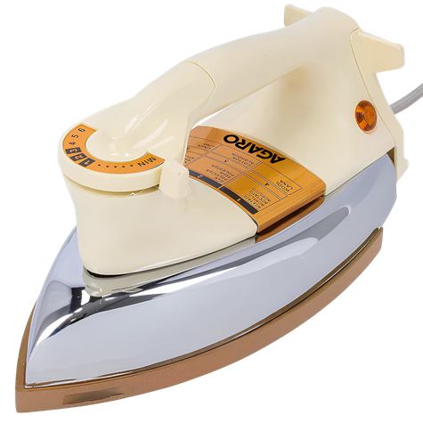AGARO Regency Triple Layered Heavy Weight Electric Dry Iron, 1000W, Non- Stick Coated Heavy Sole Plate, Fast Heating, Removes Wrinkle, Creases