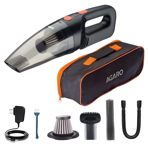 AGARO Car Vacuum Cleaner HVC1081 | Portable, Handheld, 110W,  5.5KPA Power Socket