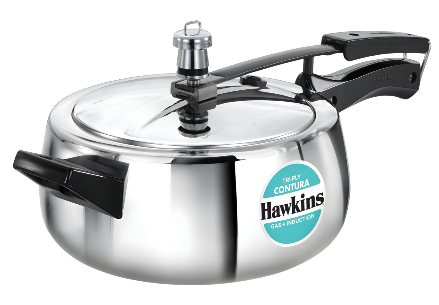 HAWKINS Contura Tri-Ply Stainless Steel 3.5 Litre (SSTCO35) |Induction Compatible