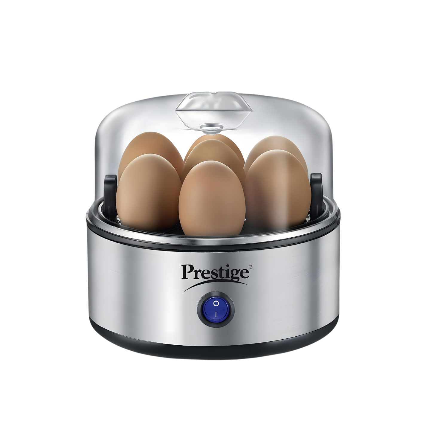 PRESTIGE Prestige Egg Boiler PEB-01 | 350-Watt | One-Touch Operation | Stainless Steel Body & Heating Plate | Auto Switch-Off for Safe Cooking