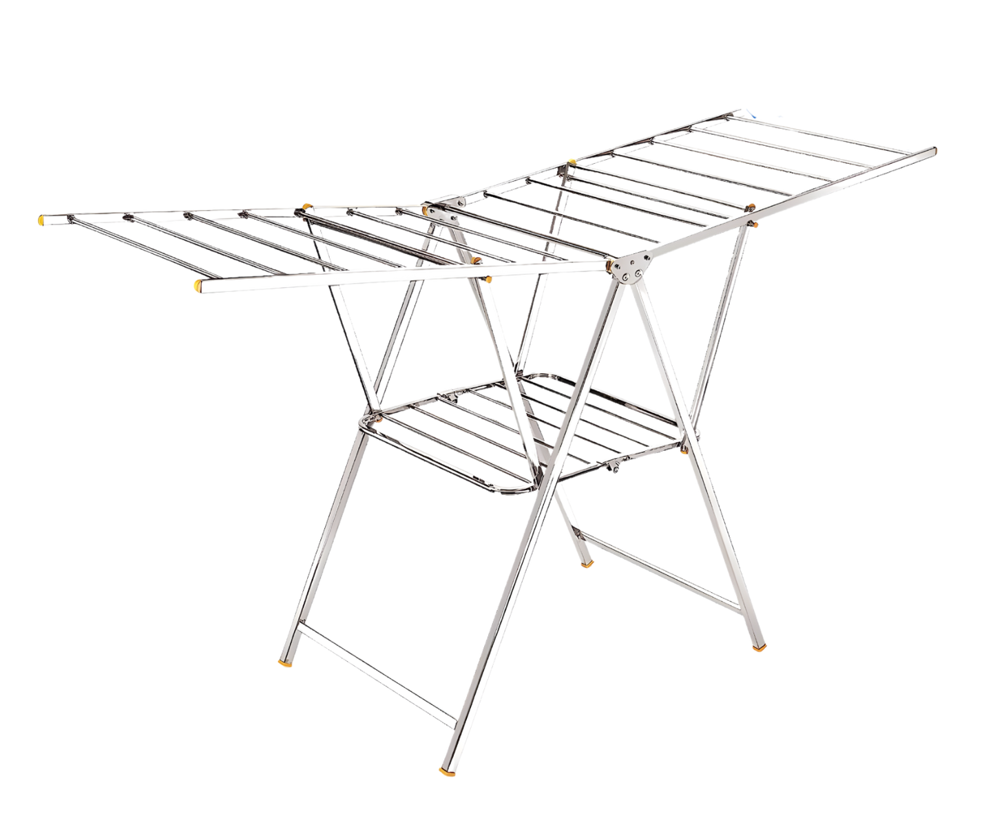 Priya Jupiter Heavy Duty Rust-Free Stainless Steel Foldable Cloth Drying Stand | Indoor/Outdoor/Balcony | Butterfly Model | Adjustable Fold Height