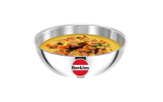 HAWKINS Induction Compatible SS Tri-ply Tasla (Kadhai)