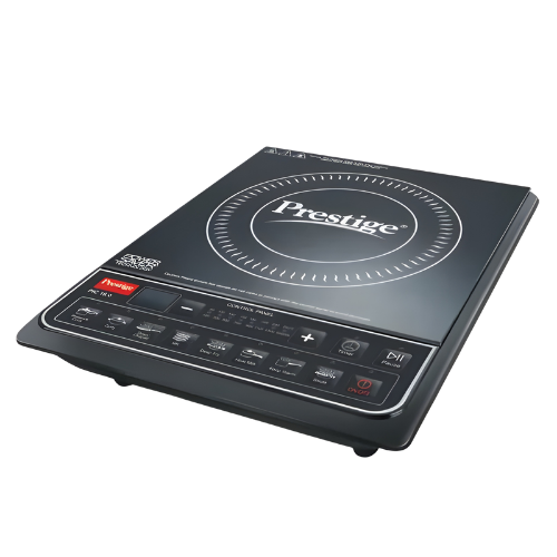Prestige PIC 16.0 Plus 2000 Watts Induction Cooktop | 4KV Surge Protection | 8 Preset Indian Menu Option with Timer | Soft Touch Button | Easy to clean | Portable | Black |1Y Warranty | BIS