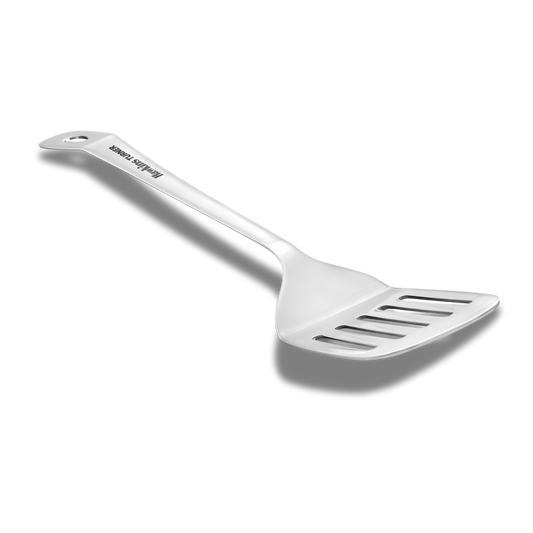 HAWKINS Food-grade Stainless Steel Turner for Dosa, Roti, Omlette, Paranthas, Pav Bhaji | Slotted Spatula, Ladle, Palta | Perfect for Flipping, Stirring, Stir-Frying, Draining (SSPTT)
