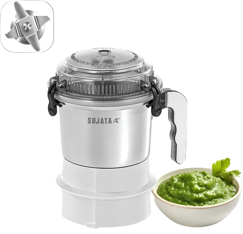 SUJATA Chutney Jar 500 ml Chutney Jar | Attachment For Sujata 900 W Mixer Grinders