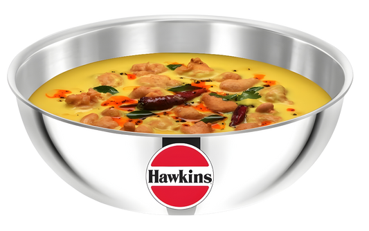 HAWKINS Induction Compatible SS Tri-ply Tasla (Kadhai)
