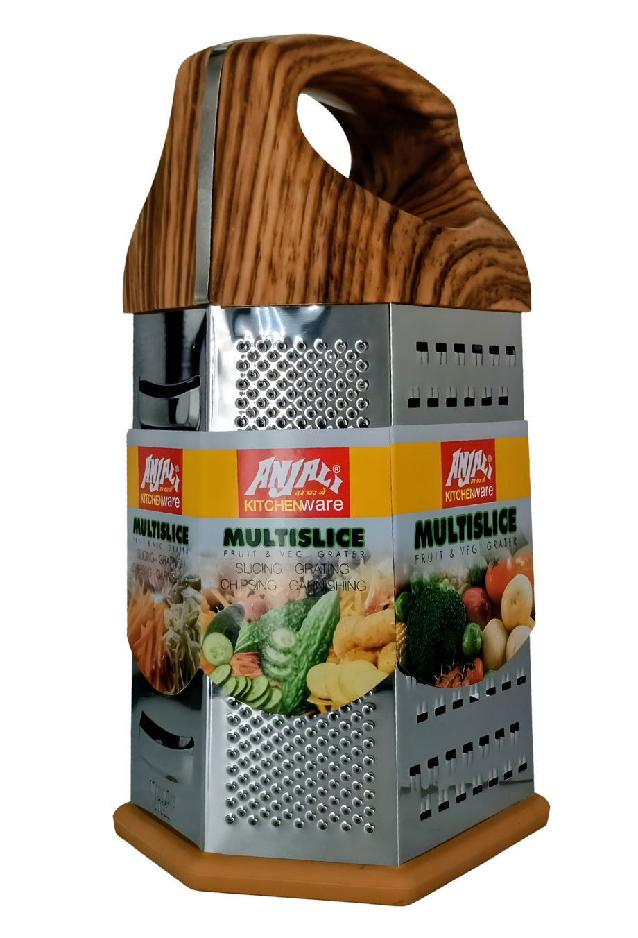 ANJALI Chefline Multi Slicer 62 | Fruit & vegetable Grater | 6 Way | Slicer, Shredder, Grater, Jali Slice