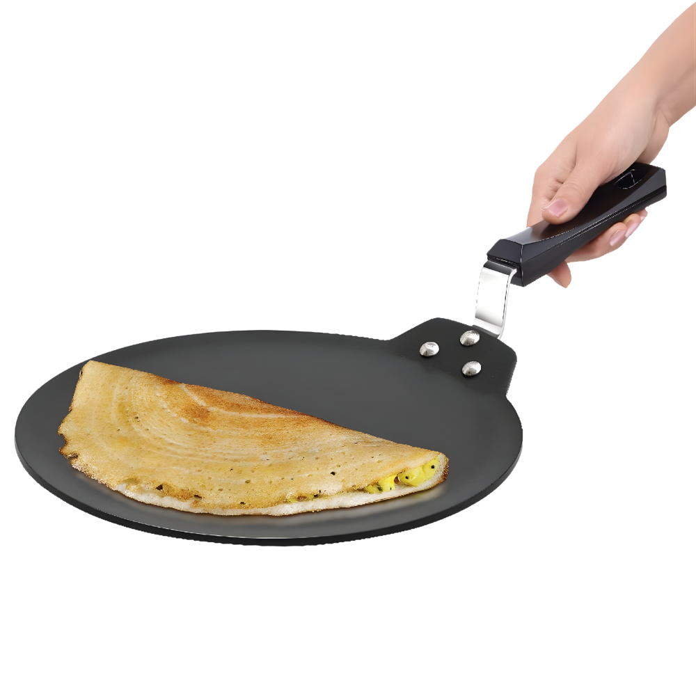 FUTURA Hawkins 30 cm Dosa Tava, Non Stick Dosa Tawa, Induction Compatible, (INDT30)
