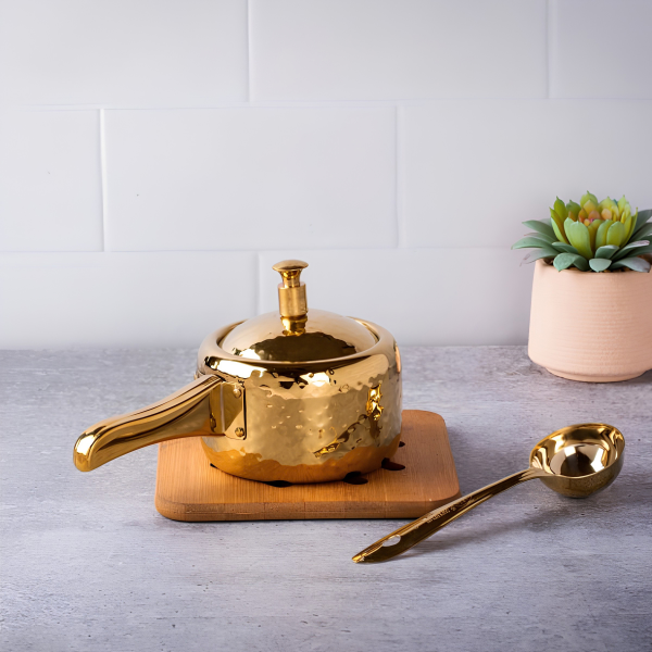 RAMSON ServeWell Cooker Style Serving Dish, Small 2 pcs Set – PVD GOLD