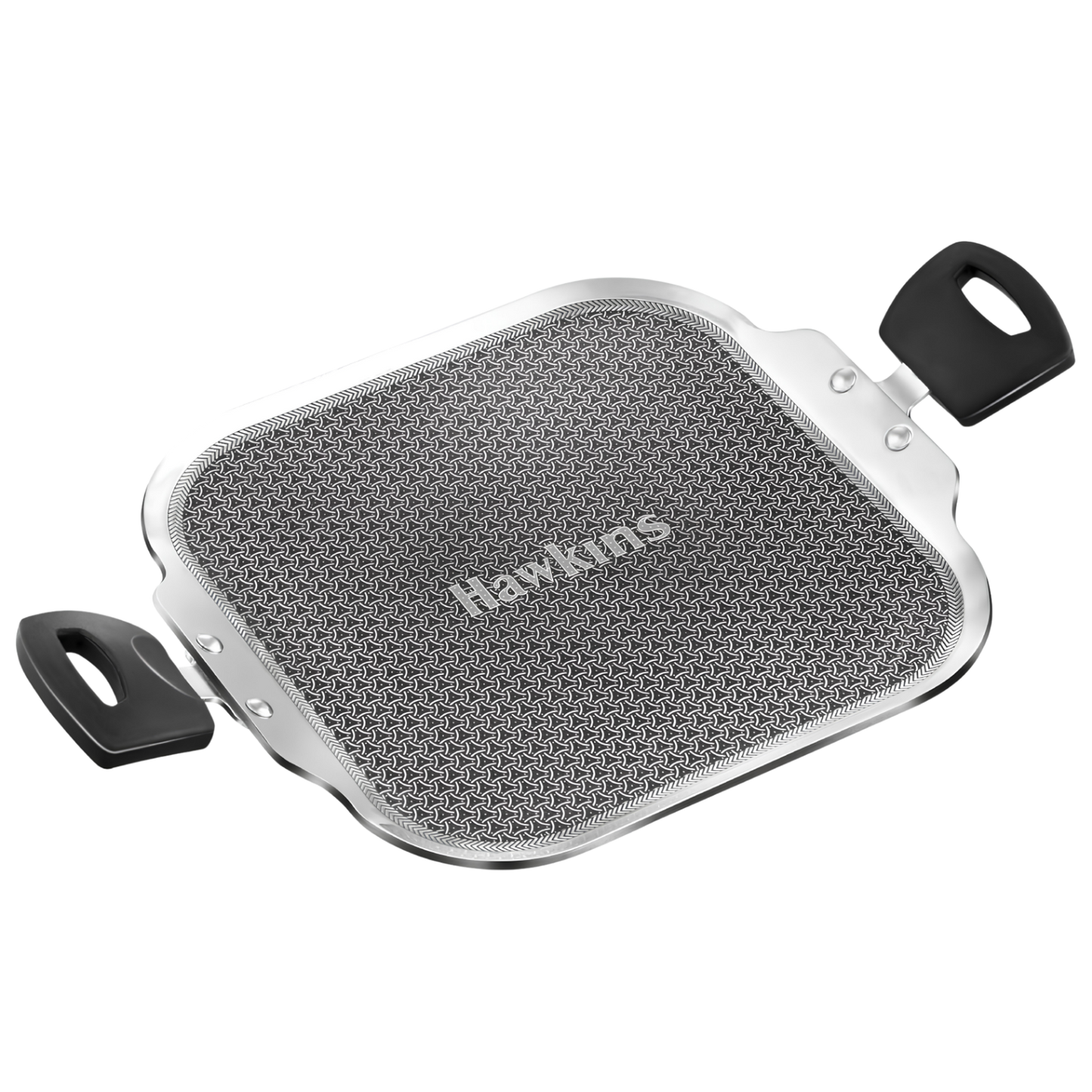 HAWKINS Induction Compatible Triply Shielded Nonstick Square Tava 26 cm | Metal Spatula Safe, Durable Nonstick | (NSST26)
